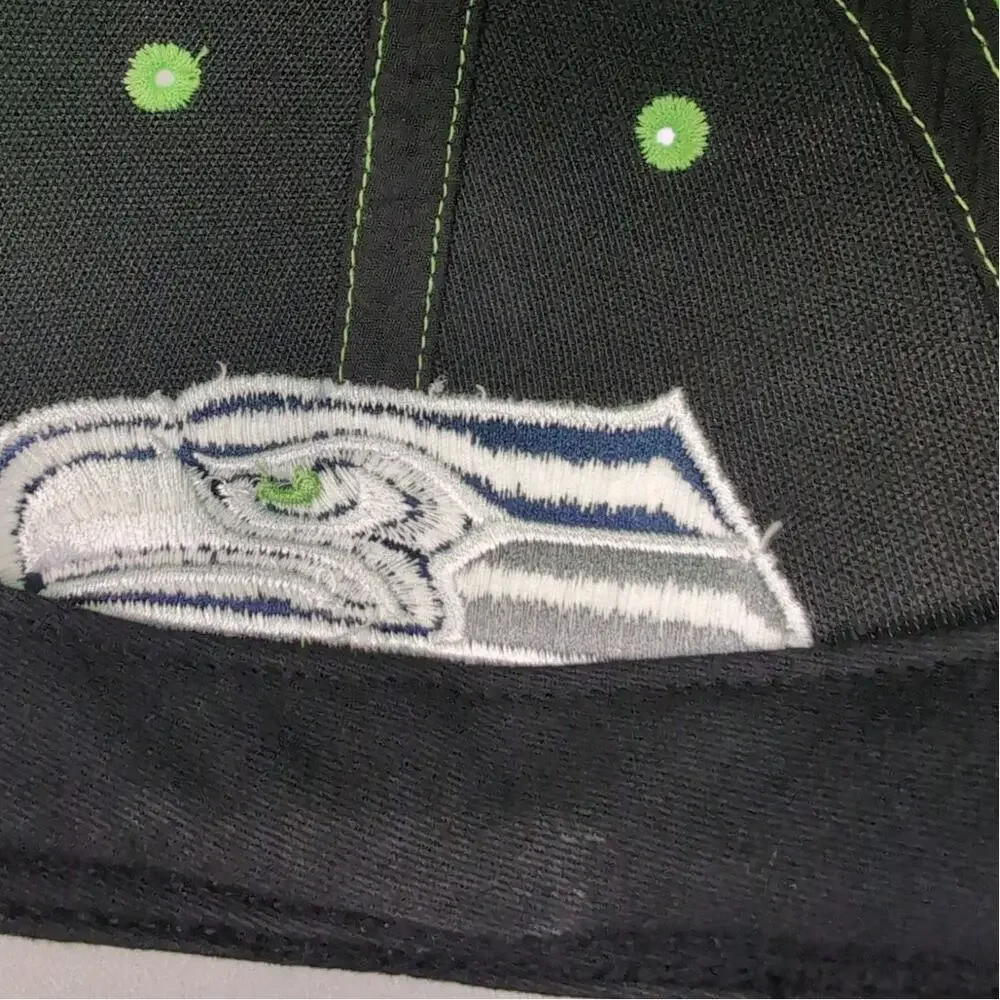 Seattle Seahawks 47 Brand Neon Green Adjustable Hat NFL Cap